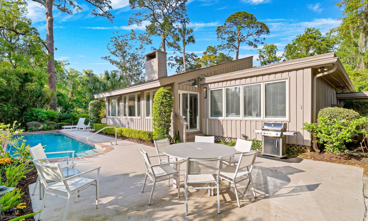 Oceanside House | Four Bedroom Oceanside Sea Pines Home w/a Private Pool - Easy Walk to Beach