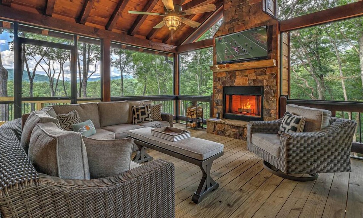 Suches Cabin | Such a View - Mountain Views | Hot Tub | Screened In Porch | Game Room