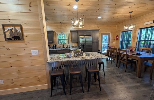 Wears Valley Cabin | 3 Master Suites, Easy Access w/View, Game&Theater Rms, Fire Pit, & Pool Access