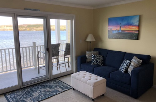 East Jordan Condo | Bright, Beautiful, Newly Remodeled condo right on Lake Charlevoix.