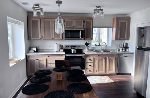 Sister Lakes House | Charming lakefront home on all-sports Little Crooked Lake in Sister Lakes