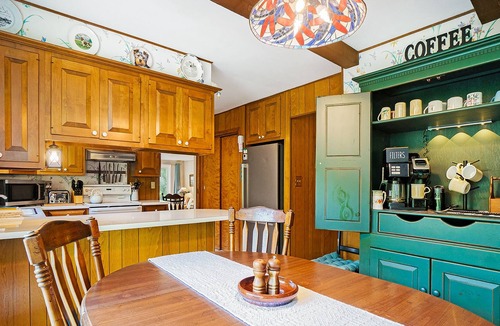 Thompsonville House | Charming riverfront home with fireplace & firepit - dog-friendly, skiing nearby
