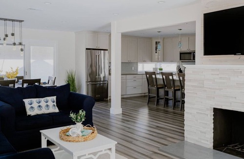 Grand Beach House | Pool + Fire Pit | Steps to Beach