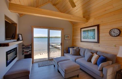 Maple City House | Private Beach & Dock: Little Traverse Lake Cottage