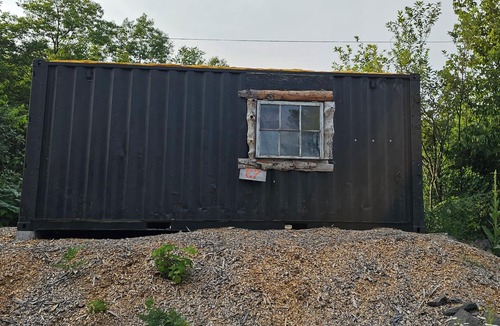 Mohawk Cabin | Rustic shipping containers made into cozy cabins. Located U.P.'s Copper Country.