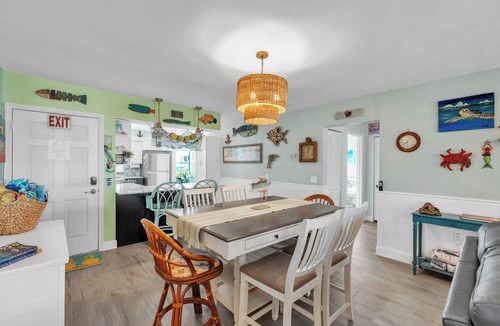 Holmes Beach Condo | Sandy Cheeks & Barefeet, Gorgeous interior Gulf beach Place, pool, on beach side