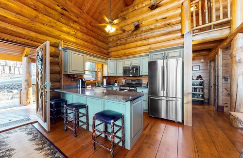 Ridges Over the Lake Cabin | Sun-filled & serene cabin with private hot tub, deck, & amazing views