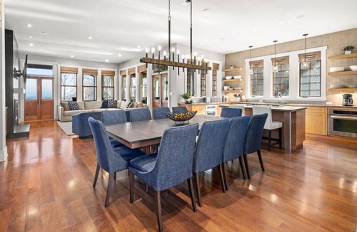 Leicester House | Whisper Mountain Lodge | Luxury Mountain Rental with Hot Tub, Fire Pit, Game Room + Views