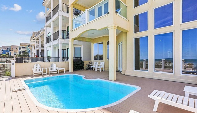 12 Collier Beach, Oceanfront, Pool, Great for Large Groups, Free Golf, Oceanfront