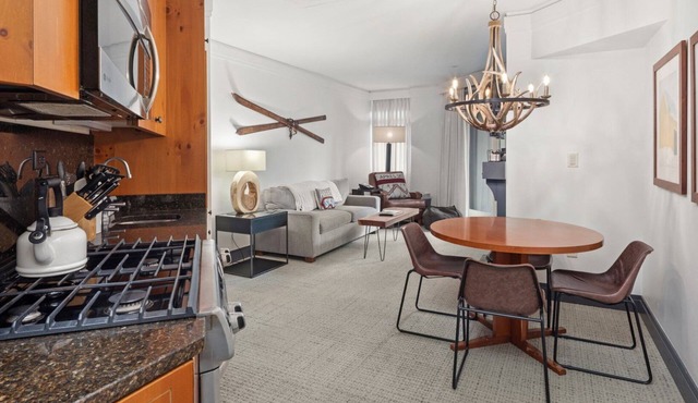 #1302 |2 bdrm | Directly inside The Lodge At Spruce Peak | Ski in Ski out