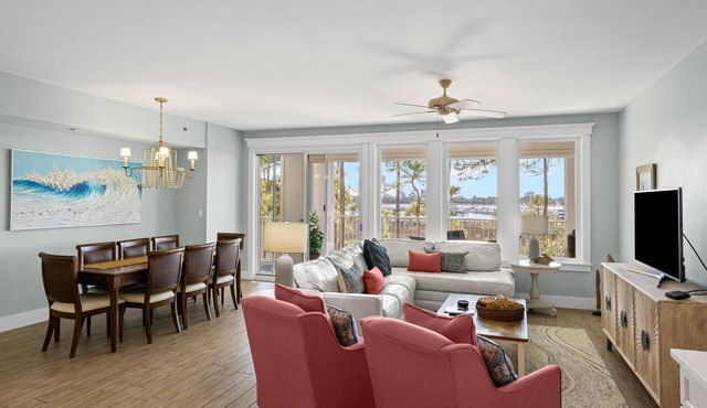 Grand Complex Serenity: 3BR | 3BA Oasis with Bayfront Views at Sandestin Golf and Beach Resort!