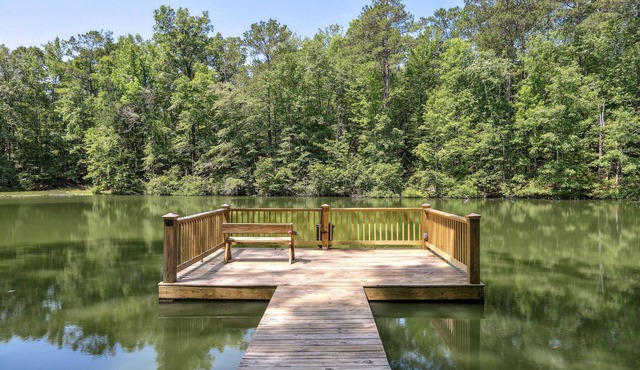 Lakefront Hamilton Cabin w/Dock & Fire Pit!