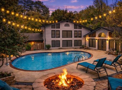 Luxury 7BR Buckhead Oasis wPool,GameRoom&Firepit