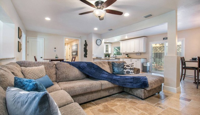 Modern & Spacious, Fully Upgraded Home with Deck, Firepit, and BBQ Near UF