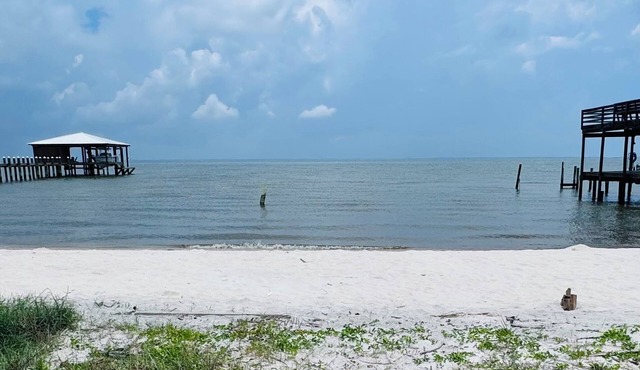 Private waterfront Bay Beach. Huge back deck overlooking the bay. Bring dogs!