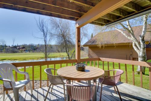Schuss Mountain Resort Condo: Steps to Golf!